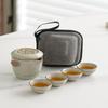 Yulou Ru Kiln Portable Travel Tea Set
