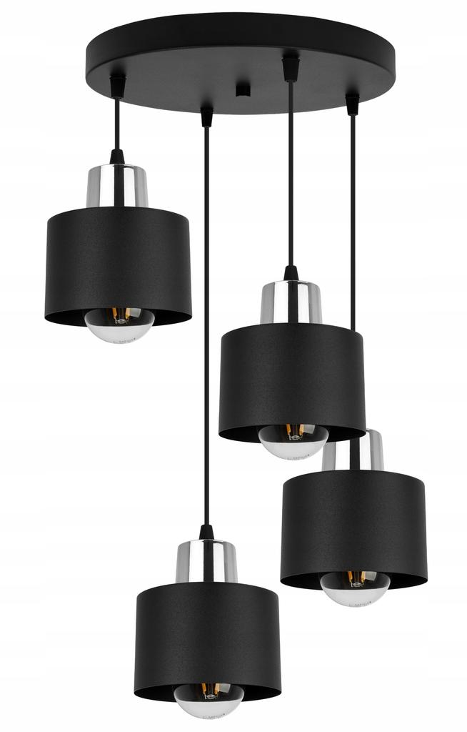 MODERN CEILING HANGING LAMP BLACK LED LAMP