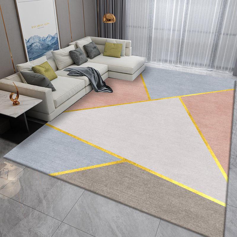 Nordic Modern Luxury Sofa & Coffee Table Set with High-End Carpets and Full-Cover Bedroom Mat