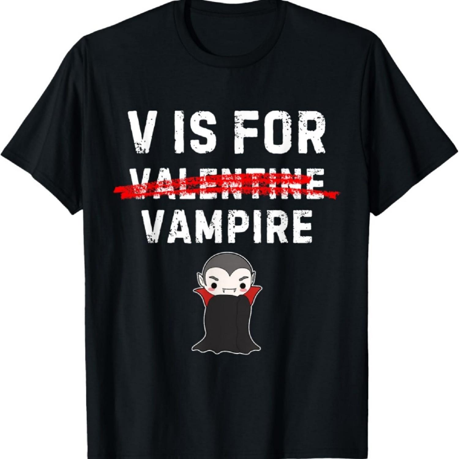 

V как вампир Смешной Дракула Вампиры Футболка XXXXXL чёрный