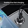 ISGTDRM 100W Mini Car Charger Fast Charging for iPhone QC3.0 PD USB Type C Car Mobile Phone Charger for Xiaomi Samsung Huawei