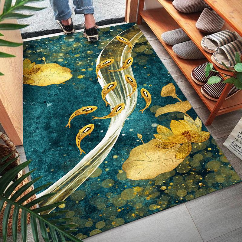 3D Entrance Floor Mat Entrance Door Mat Bedroom Kitchen Water Absorbent Foot Mat Bathroom Non Slip Mat Foot Mat Household