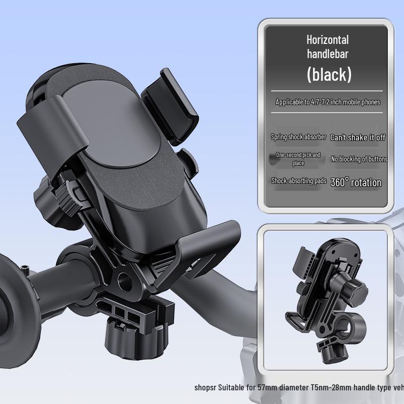 

Bicycle and Motorcycle Phone Holder for Navigation and Delivery Riders - Compatible with Cars, Electric Scooters, and Vehicles