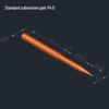 Extra Long EDM Electrode Rod for Submarine Gate Injection - Purple and Tungsten Copper