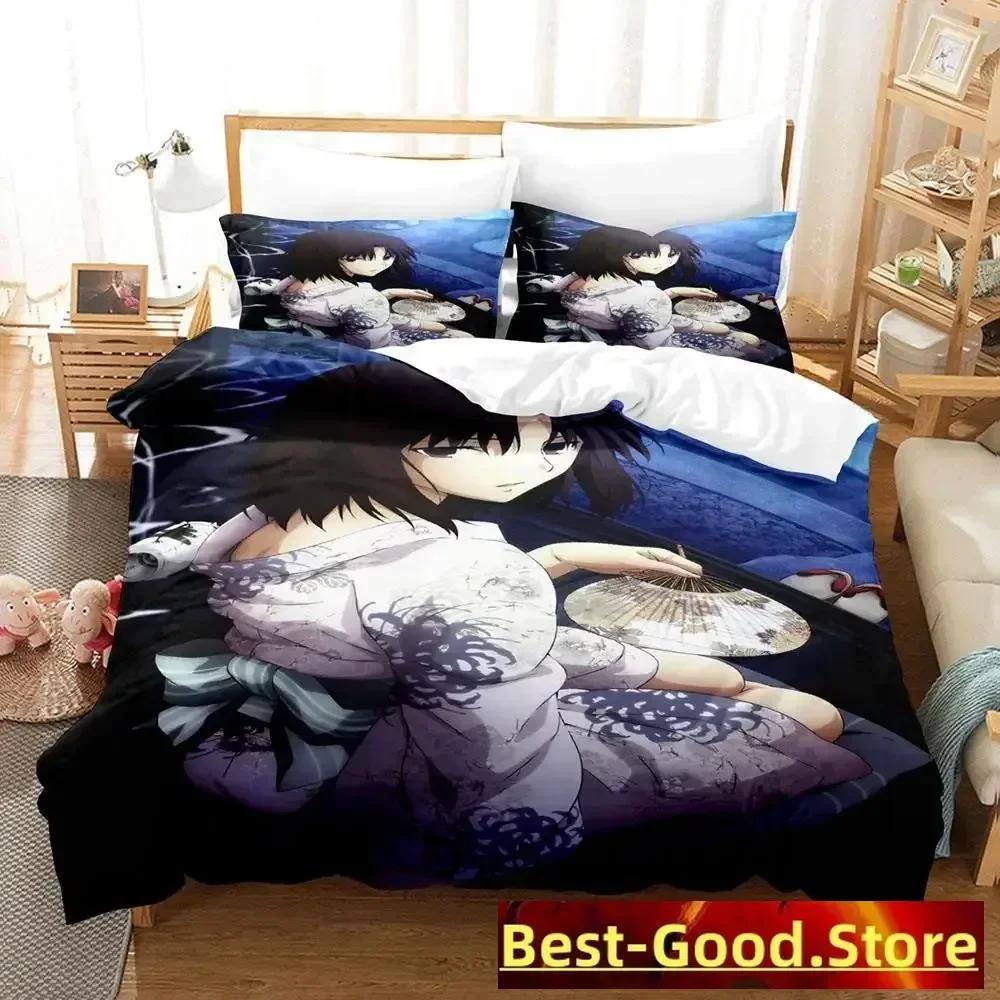 Top Kara No Kyoukai Bedding Set Printed Bed Set With Pillowcase Bed Duvet Cover Soft Single Double Queen Super King Size