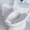 Winter Thick and Warm Toilet Seat Cushion Cover with Cushion Washable and Reusable Mat for Sticky Toilet Seat toilet