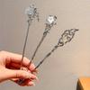 1pc Vintage Moonstone Alloy Hairpin Exquisite Chinese Perfect Gifts for Holiday Parties Daily Wear Hair Sticks Hair Accessories