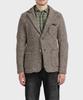 Panicale Brown Wool Blend Knit Jacket