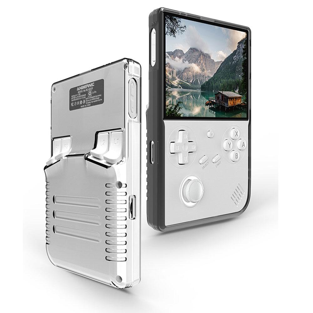 Protective Case For ANBERNIC RG 40XX VTPU Handheld Game Console Accessories Transparent Fall Waterproof Protective Shell Cover