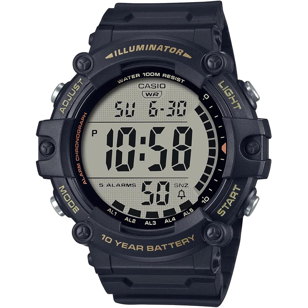 Casio AE-1500WHX-1AV Digital Watch Long Strap Black Men s Standard Model