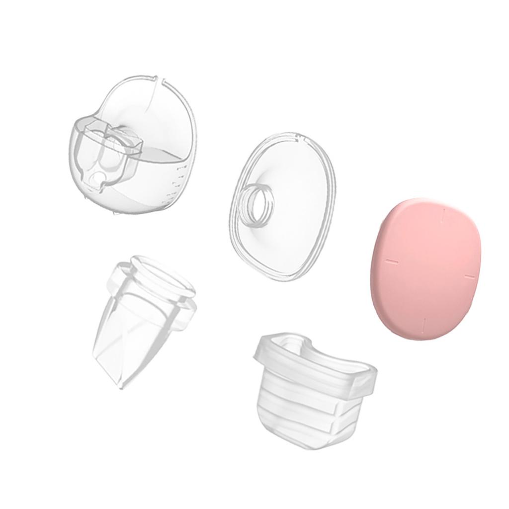 Comfortable Breastfeeding Accessory for S18/S21 Wearable Pumps 27mm/24mm Pump Flange & Valve Soft Silicone Diaphragm