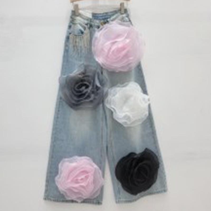 Große Rosenblumenbroschen für Frauen, handgefertigt, Stoffblumen, Anstecknadel, Corsage, Modeschmuck, Abzeichen, Mantel-Accessoires