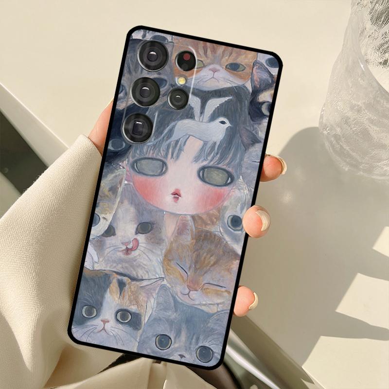 Aya takano Case For Samsung Galaxy S23 S22 Ultra S20 FE Note 20 Note 10 S8 S9 S10 Plus S21 Ultra Cover