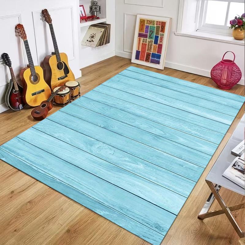 Make Old Wooden Printed Floor Mats Retro Minimalist Style Bedroom Doormat Farmhouse Living Room Kitchen Entrance Decoration Rug