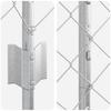 Chain Link Fence with Posts 10 x 1.4 m (W x H) Hot Dip Galvanized Steel
