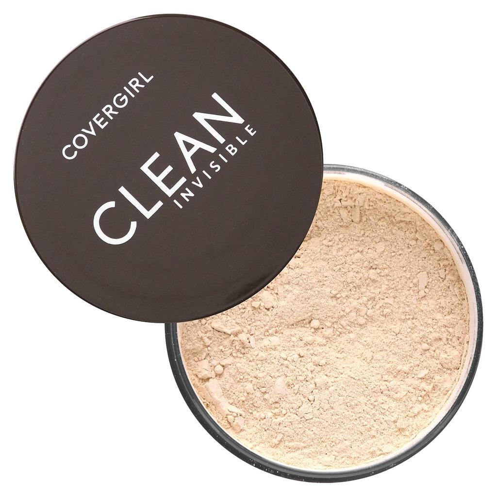 Covergirl, Clean Invisible, sypký pudr, 105 Průsvitný perleťový, 0,63 oz (18 g)