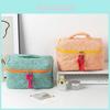 Urban Minimalist Polyester Travel Makeup Bag With Breathable Design For Women And Men