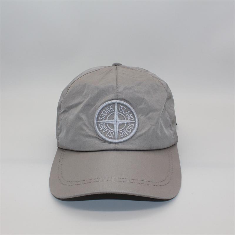 

Бейсболка Stone Quick Drying Soft Top с вышивкой для мужчин и женщин, кепка Neutral Tide для путешествий на открытом воздухе, езды на велосипеде, солнцезащитная кепка M（56-58cm） светло-серый