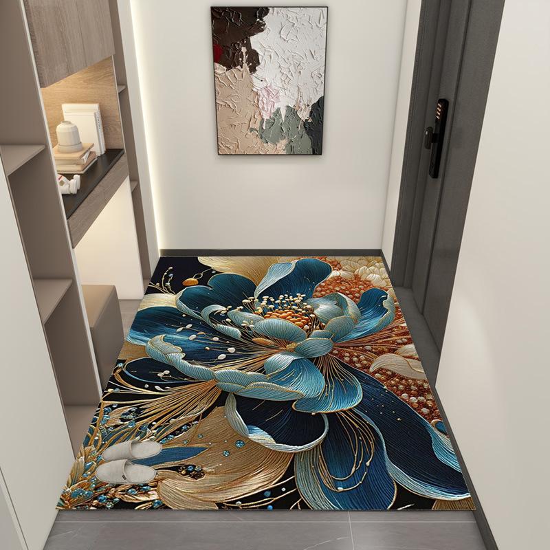 Chinese Style Floor Mat Entrance Door Entrance Foyer Foot Mat Anti Slip Carpet Door Mat Entrance Door