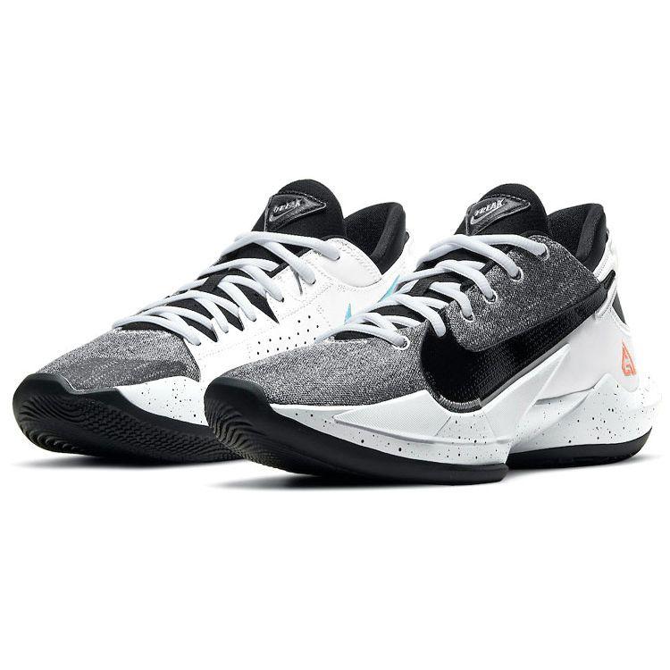 Nike Zoom Freak 2 Denim Men Sneakers White Bright-Mango Black CK5424-101