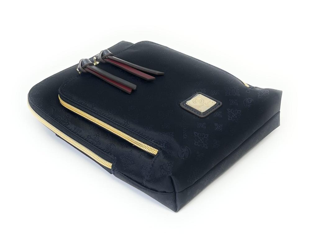 Vertical Multi Pochette 7706 Water Repellent Jacquard [Christian Olivier] (Ink Navy)