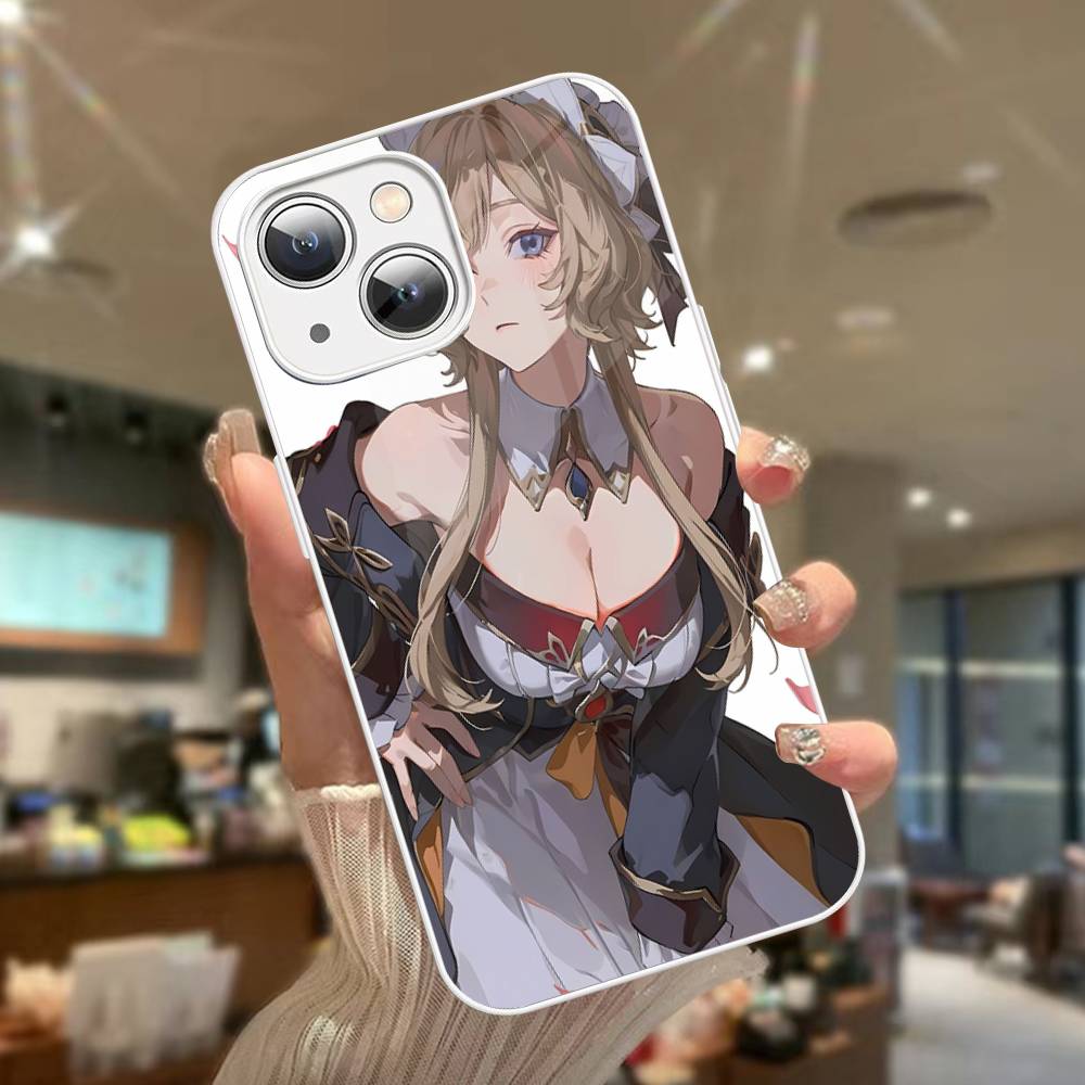 

Game Genshin Impact Sandrone Tempered Glass For iphone 14 13 12 11 Pro Mini XS MAX 14Plus X XS XR Fundas iphone 12 pro