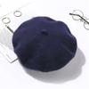 Women Girls Baggy Beanie Flat Cap Hat Wool Beret Cap Felt Berets Autumn Beret Hat