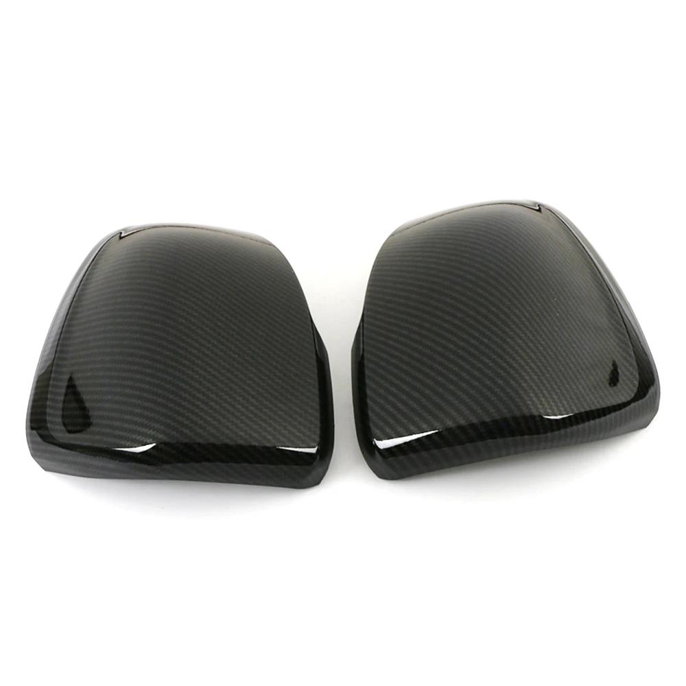 For Volvo XC40 2019-2024 Carbon Fiber Color Side Mirror Cover Chrome Rear View Mirror Protector Shell Trim Sticker