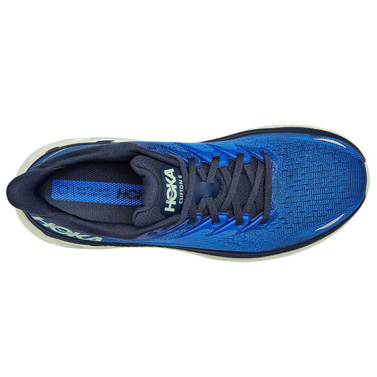 HOKA One One Clifton 8 Dazzling Blue Men Sneakers Outer-Space 1119393-DBOS