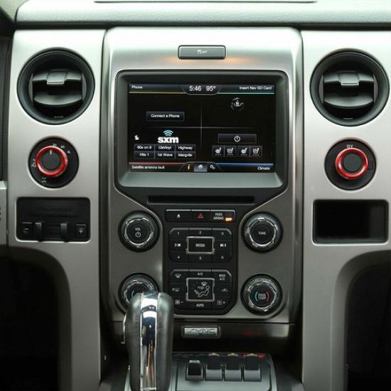 for 2009-2014 Ford F150 4WD Switch Button Decor Trim Cover Ring Accessories Red