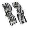 Striped Arm Sleeve for Men Women UV Protection Long Fingerless Gloves