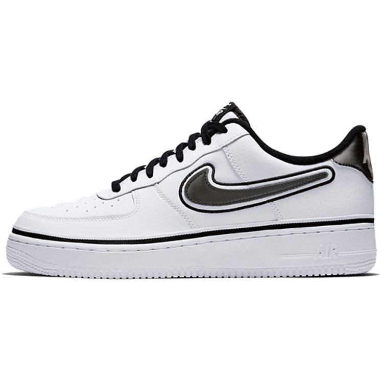 

Кроссовки унисекс Nike Air Force 1 07 LV8 Sport Spurs белые черно-белые AJ7748-100
