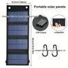 20W Foldable Solar Panel Charger for Outdoor Emergency Power Supply