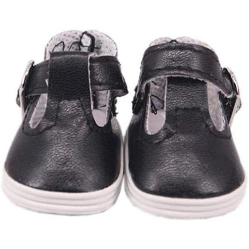 Puppenschuhe aus weichem PU, 5,1 cm, für 36,8 cm große Puppen von 32–34 cm, Geschenkzubehör für Mädchen, 1 Paar
