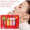 6pcs Fruit Flavored Lip Balm Holiday Gift Box Deep Moisturize Lips Say Goodbye To Dryness Suitable For All Skin Types