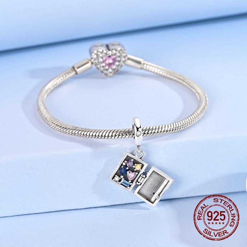 Openable Safe Deposit Box Charms Copper Dangle Pendant Fit Bangle Bracelet Necklace Diy Jewelry