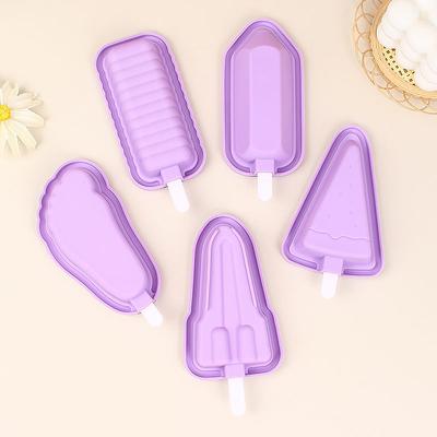 Sommer Wassermelone Eis Silikonform Geometrie Raketen Eis am Stiel Eiswürfelform Fuß Käse Stiel Backset Geburtstagsfeier Snacks