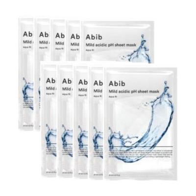 Mild Acidic pH Sheet Mask Fit Aqua (10 Sheets)
