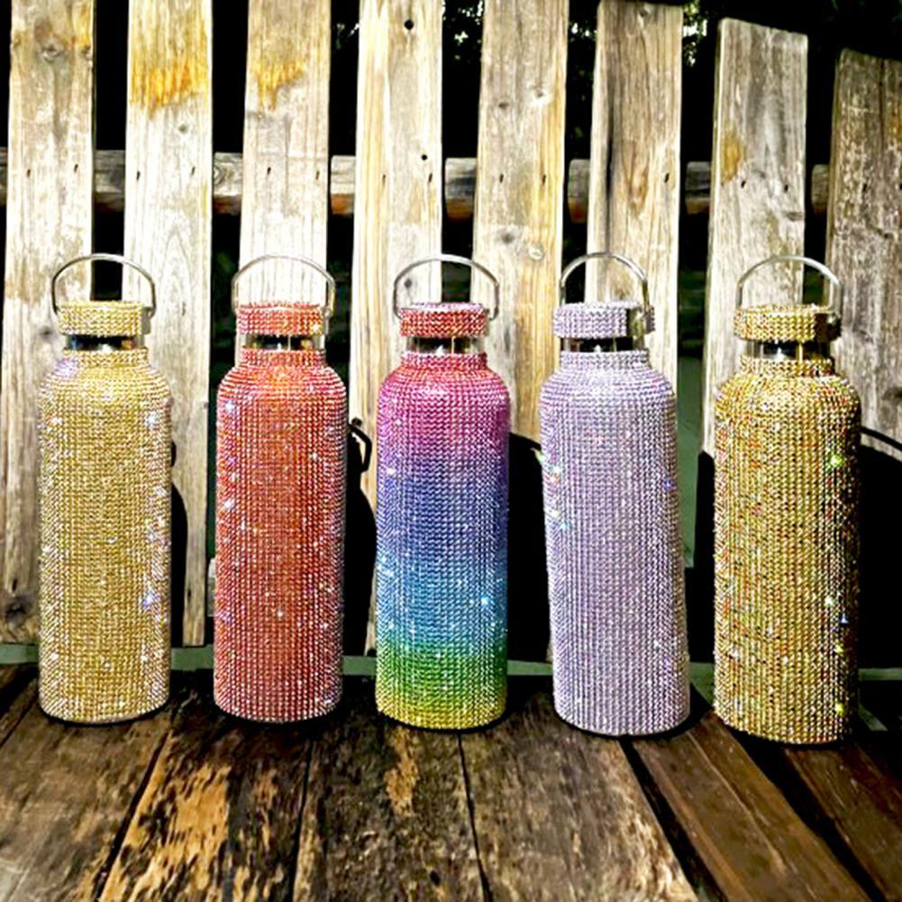 Vacuum Bottle Portable Water Bottle Valentine's Day Dust-proof  Anti-rust Water Drink Vacuum Bottle