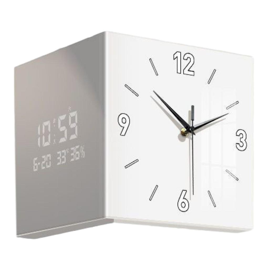 Double Sided Modern Wall Clock Wall Clock Versatile Easy to Read Ornament for