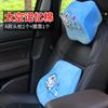 New Doraemon Cute Plush Headrest Car 2-In-1 Pillow By Car Waist Neck Pillow Steering Wheel Cover Decoration Accessories Gift