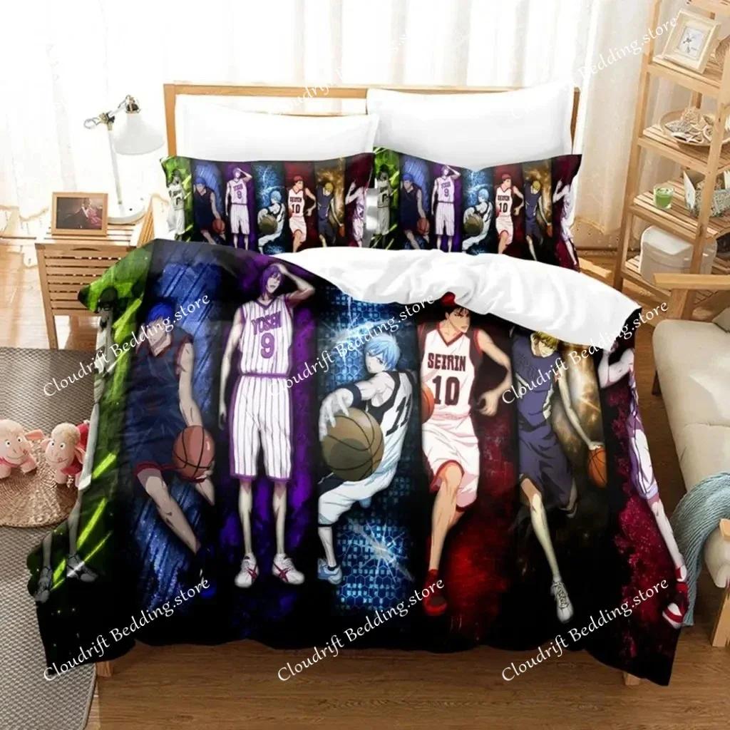 Anime Kuroko's Basketball Bedding Set Boys Girls Twin Queen Size Duvet Cover Pillowcase Bed Kids Adult Home Textileextile026