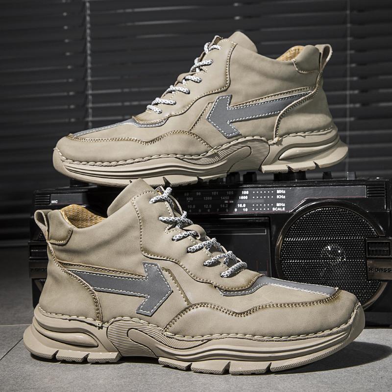 Herbst Winter Handgemachte Männer Stiefel Schuhe Bequeme Stiefeletten Für Männer Casual Schuhe Mokassins Mann Werkzeug Schuhe