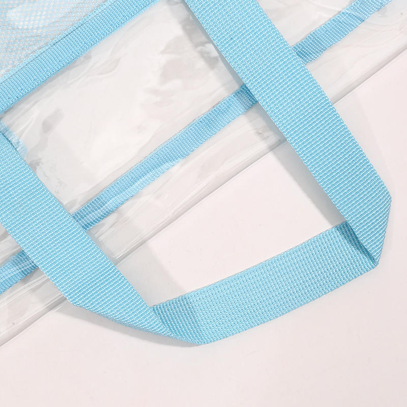 PVC Self Stick File Bag Large Capacity Waterproof Expandable Document Folder Transparent Handheld Portable Storage Organizer For Office School Home