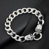 Schedel Dominant Stoere Kerel Cool Heren Titanium Stalen Armband Hip-hop Punk Persoonlijkheid Street Trendy Nachtclub Sieraden