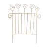 Vintage Iron Garden Fence Stake, Decorative Flower Bed Edging Landscape Border, Outdoor Yard Lawn Mini Fence Stake
