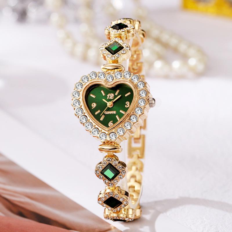 Korean Style Heart Shape Women s Watch with Steel Band – Chic Student Favorite