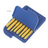 Blue Easy-Open Container Hearing Aids Wax Guards Filters Cleaning Kit Aid Replacement Parts Supplies with Cleaning Tool