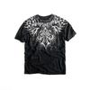 Summer Men's Breathable Round Neck T-shirt Y2K Retro Clothing Punk Hip Hop Pattern Printed Outdoor Fashion Top