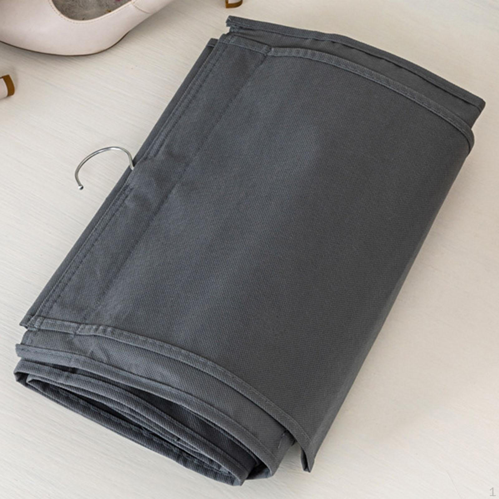 Прочная подвесная полка для обуви сетчатые карманы пыленепроницаемая полка комплект для хранения серый 979₽